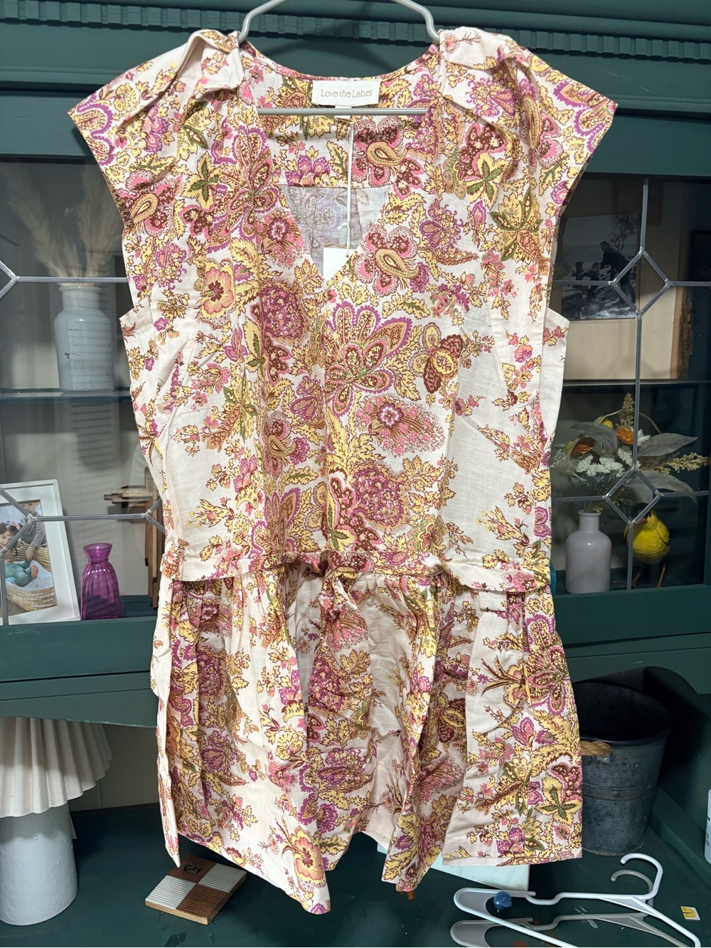 Love the Label Pink & Gold Paisley dress